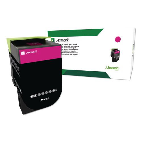 Picture of 80C0HMG Return Program High-Yield Toner, 3,000 Page-Yield, Magenta, TAA Compliant