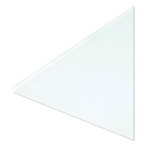 Picture of Floating Glass Dry Erase Board, 47" x 35", White Surface