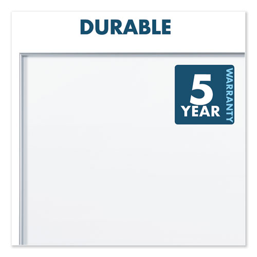 Picture of Fusion Nano-Clean Magnetic Whiteboard, 96" x 48", White Surface, Satin Aluminum Frame