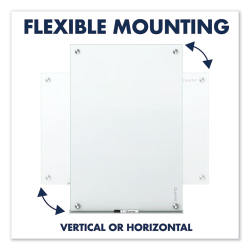 Picture of Infinity Magnetic Glass Marker Board, 36" x 24", White Surface