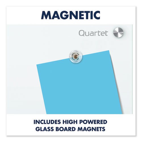 Picture of Infinity Magnetic Glass Marker Board, 48" x 36", White Surface