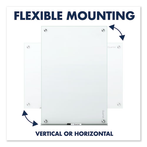 Picture of Infinity Magnetic Glass Marker Board, 48" x 36", White Surface