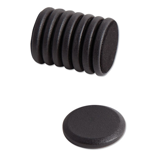 Picture of High Energy Magnets, Circle, Black, 1.25" Diameter, 8/Pack