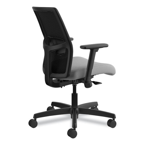 Picture of Ignition 2.0 4-Way Stretch Low-Back Mesh Task Chair, Supports 300 lb, 17" to 21" Seat Height, Frost Seat, Black Back/Base