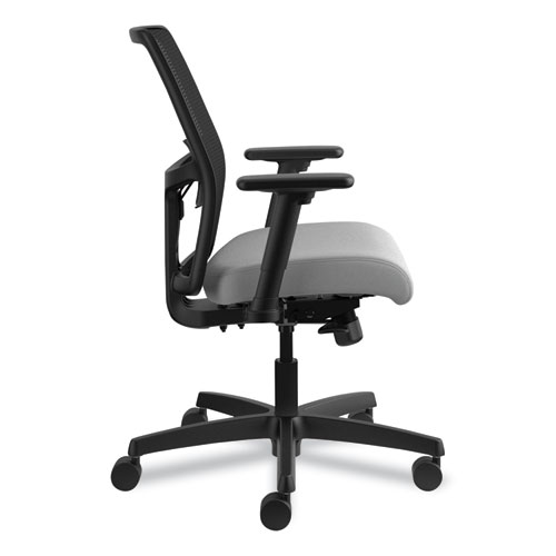 Picture of Ignition 2.0 4-Way Stretch Low-Back Mesh Task Chair, Supports 300 lb, 17" to 21" Seat Height, Frost Seat, Black Back/Base