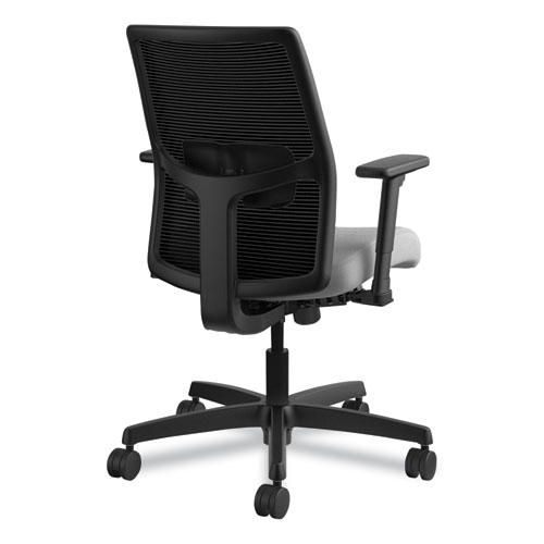 Picture of Ignition 2.0 4-Way Stretch Low-Back Mesh Task Chair, Supports 300 lb, 17" to 21" Seat Height, Frost Seat, Black Back/Base