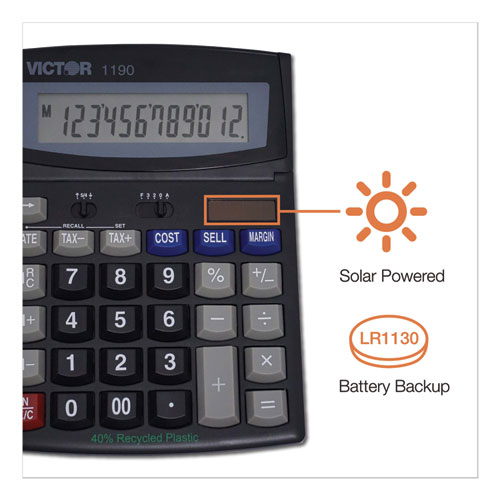 Picture of 1190 Executive Desktop Calculator, 12-Digit LCD