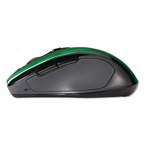 Picture of Pro Fit Mid-Size Wireless Mouse, 2.4 GHz Frequency/30 ft Wireless Range, Right Hand Use, Emerald Green