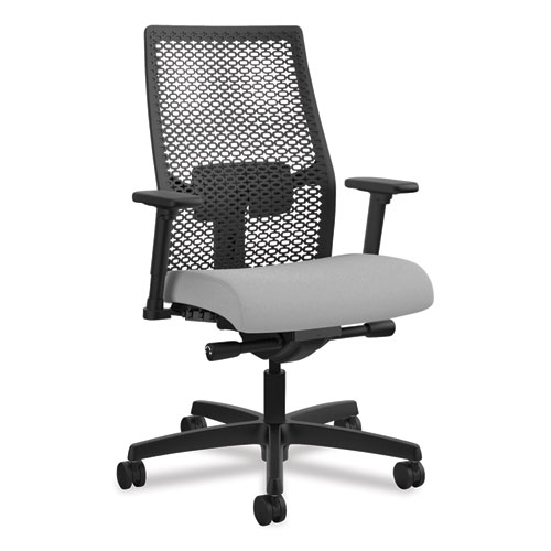 Ignition+2.0+Reactiv+Mid-Back+Task+Chair%2C+17%26quot%3B+to+22%26quot%3B+Seat+Height%2C+Frost+Fabric+Seat%2C+Black+Back%2C+Black+Base
