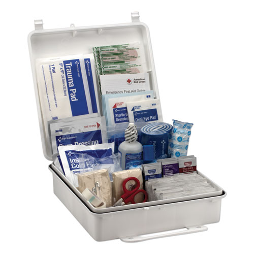 Picture of Bulk First Aid Kit for 50 People, 199 Pieces, Plastic Case