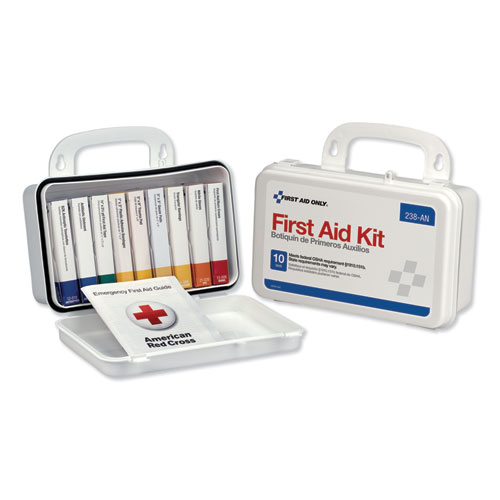 Picture of ANSI-Compliant First Aid Kit, 64 Pieces, Plastic Case