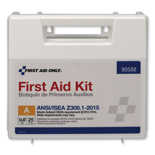 Picture of First Aid Kit for 25 People, 89 Pieces, Plastic Case