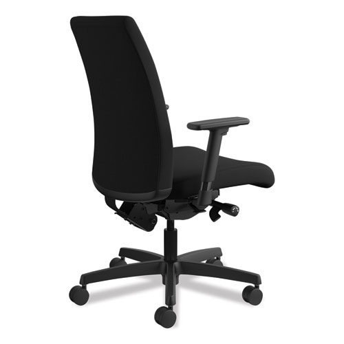 Picture of Ignition Series Mid-Back Work Chair, Supports Up to 300 lb, 17" to 22" Seat Height, Black