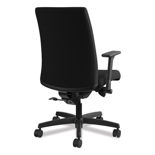 Picture of Ignition Series Mid-Back Work Chair, Supports Up to 300 lb, 17" to 22" Seat Height, Black