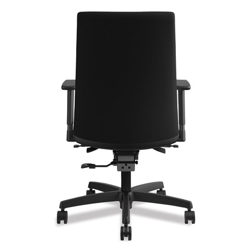 Picture of Ignition Series Mid-Back Work Chair, Supports Up to 300 lb, 17" to 22" Seat Height, Black