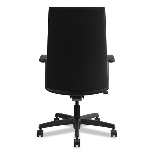 Picture of Ignition Series Executive High-Back Chair, Supports Up to 300 lb, 17" to 21" Seat Height, Black