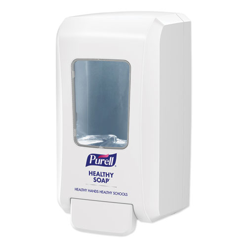 Picture of FMX-20 Soap Push-Style Dispenser, 2,000 mL, 4.68 x 6.5 x 11.66, For K-12 Schools, White, 6/Carton