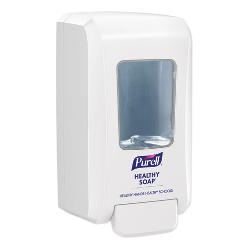 Picture of FMX-20 Soap Push-Style Dispenser, 2,000 mL, 4.68 x 6.5 x 11.66, For K-12 Schools, White, 6/Carton