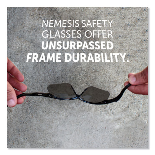 Picture of V30 Nemesis Safety Glasses, Black Frame, Smoke Lens