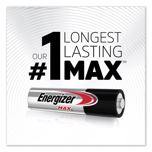 Picture of MAX Alkaline AAA Batteries, 1.5 V, 12/Pack