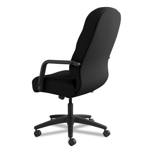 Picture of Pillow-Soft 2090 Series Executive High-Back Swivel/Tilt Chair, Supports Up to 300 lb, 17" to 21" Seat Height, Black