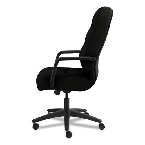 Picture of Pillow-Soft 2090 Series Executive High-Back Swivel/Tilt Chair, Supports Up to 300 lb, 16.75" to 21.25" Seat Height, Black