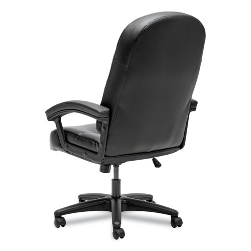 Picture of Pillow-Soft 2090 Series Executive High-Back Swivel/Tilt Chair, Supports Up to 250 lb, 16" to 21" Seat Height, Black