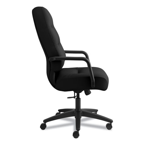 Picture of Pillow-Soft 2090 Series Executive High-Back Swivel/Tilt Chair, Supports Up to 300 lb, 17" to 21" Seat Height, Black