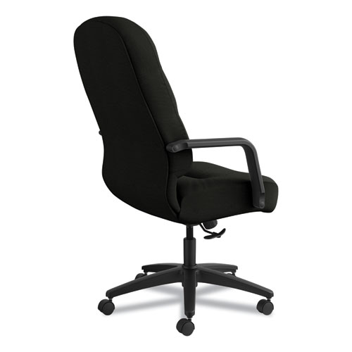 Picture of Pillow-Soft 2090 Series Executive High-Back Swivel/Tilt Chair, Supports Up to 300 lb, 16.75" to 21.25" Seat Height, Black