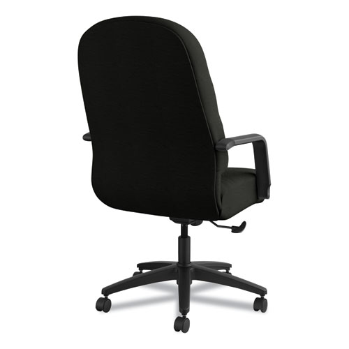 Picture of Pillow-Soft 2090 Series Executive High-Back Swivel/Tilt Chair, Supports Up to 300 lb, 16.75" to 21.25" Seat Height, Black