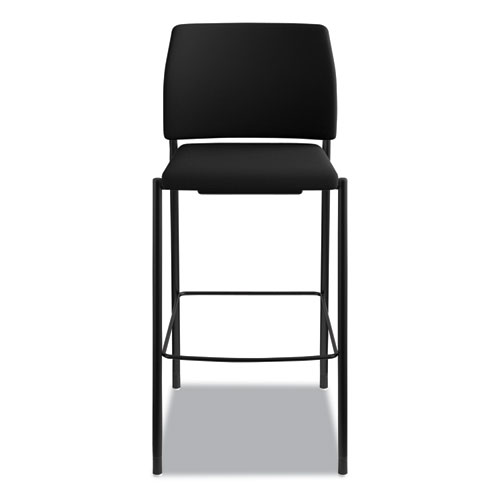 Picture of Accommodate Series Cafe Stool, Supports Up to 300 lb, 30" Seat Height, Black