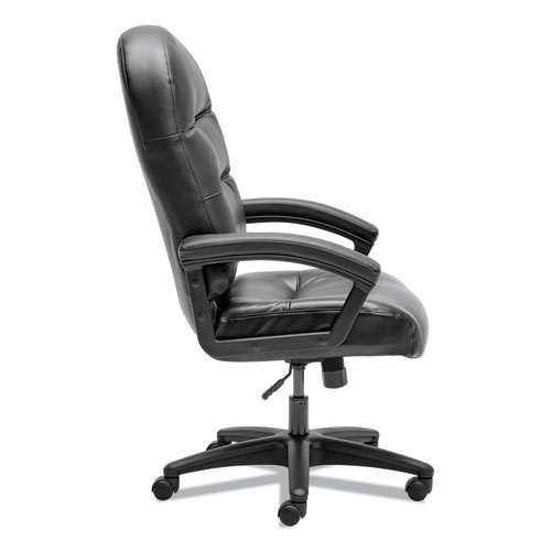 Picture of Pillow-Soft 2090 Series Executive High-Back Swivel/Tilt Chair, Supports Up to 250 lb, 16" to 21" Seat Height, Black