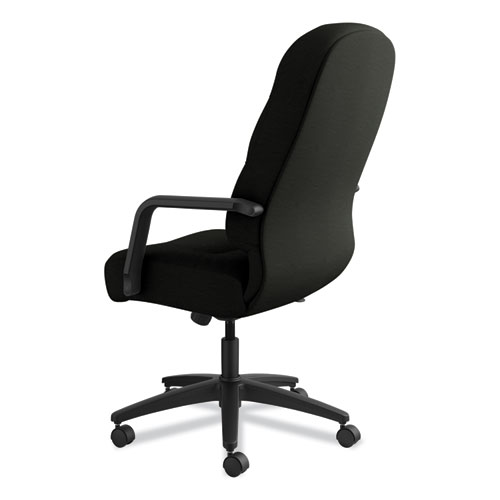 Picture of Pillow-Soft 2090 Series Executive High-Back Swivel/Tilt Chair, Supports Up to 300 lb, 16.75" to 21.25" Seat Height, Black