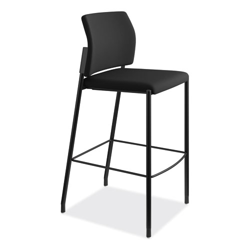 Picture of Accommodate Series Cafe Stool, Supports Up to 300 lb, 30" Seat Height, Black