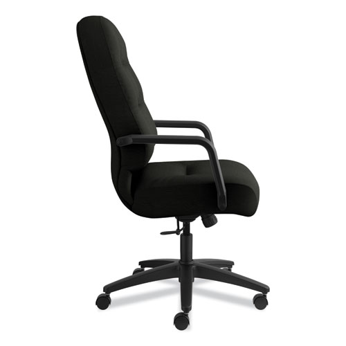 Picture of Pillow-Soft 2090 Series Executive High-Back Swivel/Tilt Chair, Supports Up to 300 lb, 16.75" to 21.25" Seat Height, Black