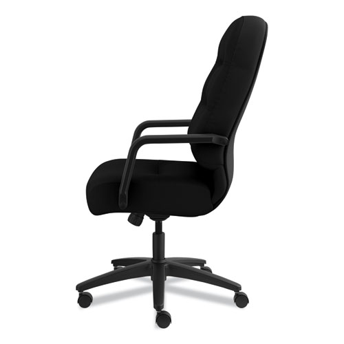 Picture of Pillow-Soft 2090 Series Executive High-Back Swivel/Tilt Chair, Supports Up to 300 lb, 17" to 21" Seat Height, Black