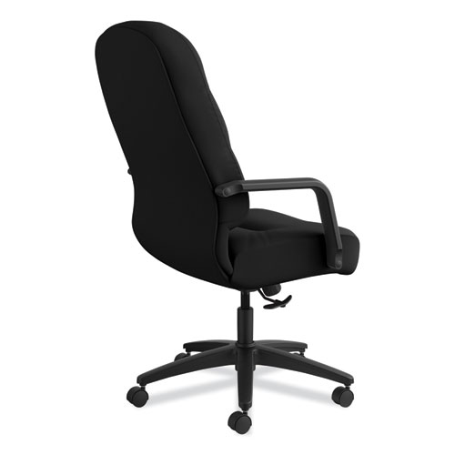 Picture of Pillow-Soft 2090 Series Executive High-Back Swivel/Tilt Chair, Supports Up to 300 lb, 17" to 21" Seat Height, Black