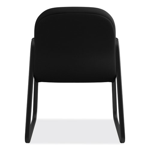 Picture of Pillow-Soft 2090 Series Guest Arm Chair, Fabric Upholstery, 23.25" x 28" x 36", Black Seat, Black Back, Black Base