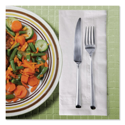Picture of Advanced Dinner Napkins, 2-Ply, 15" x 17", 1/8 Fold, White, 100/PK, 28 PK/CT