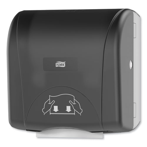 Picture of Mini Mechanical Hand Towel Roll Dispenser, For H71 System, 11.75 x 7.5 x 12.5, Black