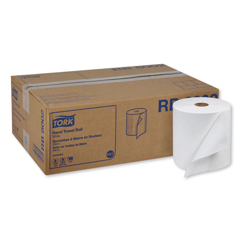 Picture of Universal Hand Towel Roll, 1-Ply, 7.88" x 800 ft, White, 6 Rolls/Carton