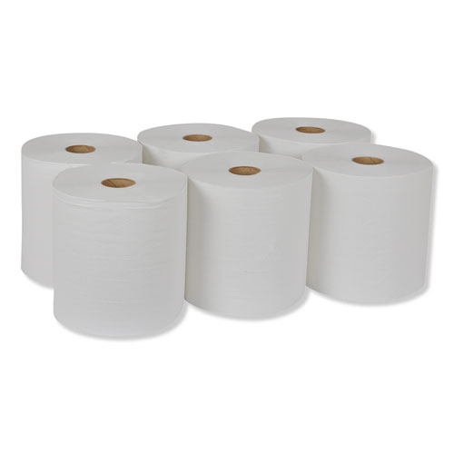 Picture of Universal Hand Towel Roll, 1-Ply, 7.88" x 800 ft, White, 6 Rolls/Carton