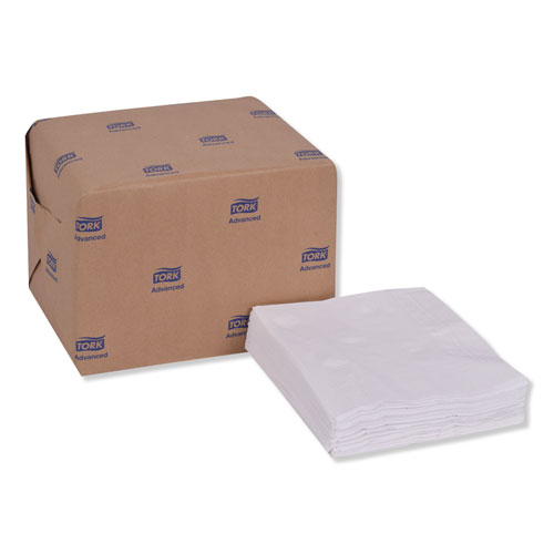 Picture of Advanced Dinner Napkins, 2-Ply, 15" x 16.25", White, 375/Pack, 8 Packs/Carton