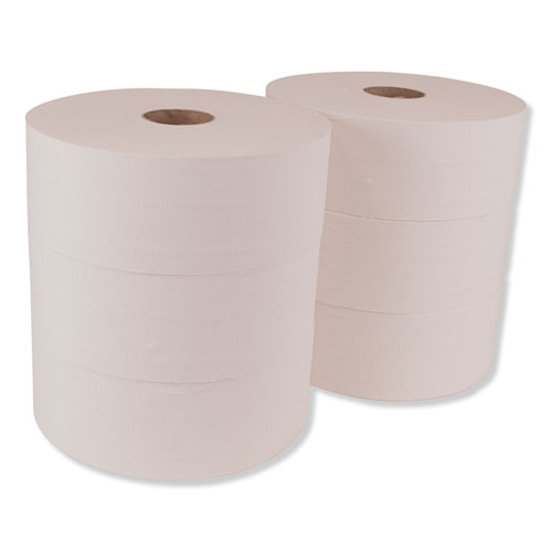 Picture of Advanced Jumbo Roll Bath Tissue, Septic Safe, 1-Ply, White, 3.48" x 2247 ft, 6 Rolls/Carton
