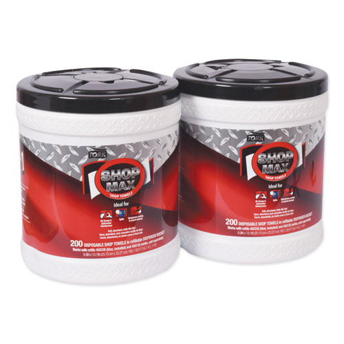 Picture of Advanced ShopMax Wiper 450, 8.5 x 10, Blue, 200/Bucket, 2 Buckets/Carton