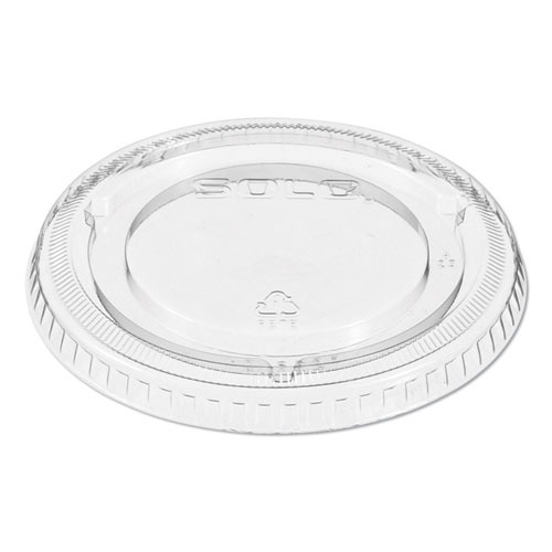 Picture of Non-Vented Cup Lids, Fits 9 oz to 22 oz Cups, Clear, 1,000/Carton