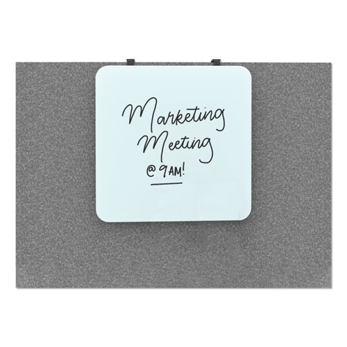 Picture of Cubicle Glass Dry Erase Board, 12" x 12", White Surface