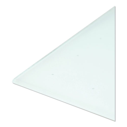 Picture of Floating Glass Ghost Grid Dry Erase Board, 35 x 23, White