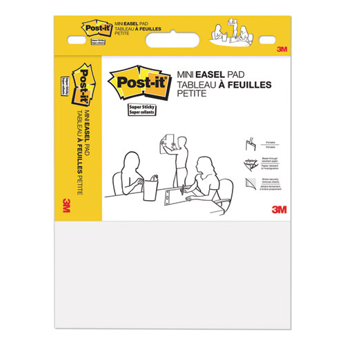 Picture of Vertical-Orientation Self-Stick Easel Pads, Unruled, 15 x 18, White, 20 Sheets, 2/Pack