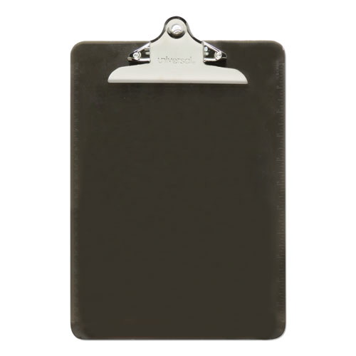 Picture of Plastic Clipboard with High Capacity Clip, 1.25" Clip Capacity, Holds 8.5 x 11 Sheets, Translucent Black
